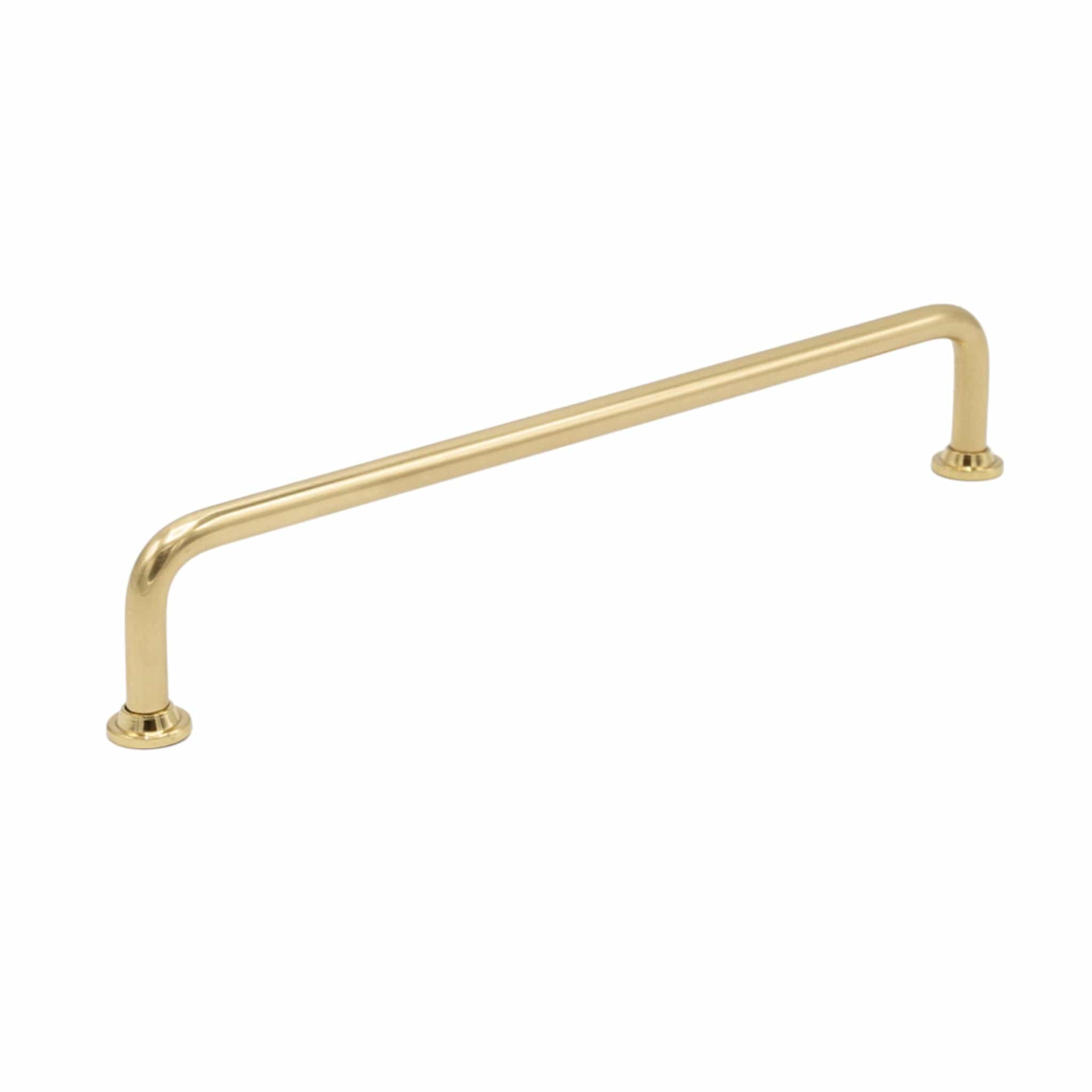 1353 | Greb i Blank Messing med Lak - 2025 model L 207 mm (C/C 192 mm) Beslag Design BD-330641-11 FINICC