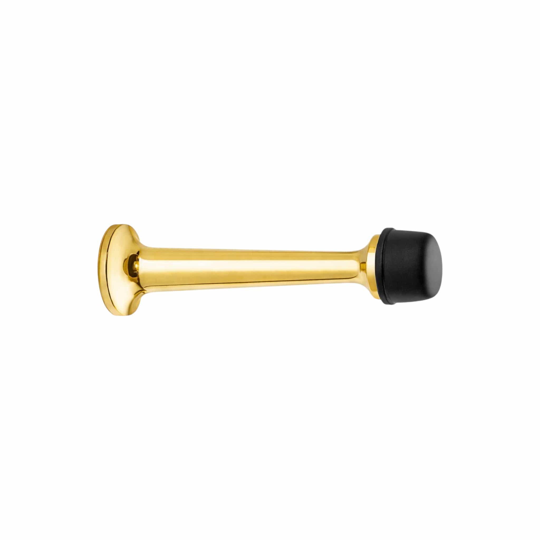 Model 1147 | Dørstopper i Blank Messing med Lak m. Hvid og Sort top Ø 16 mm x D 78 mm Et Al KC-232641 FINICC