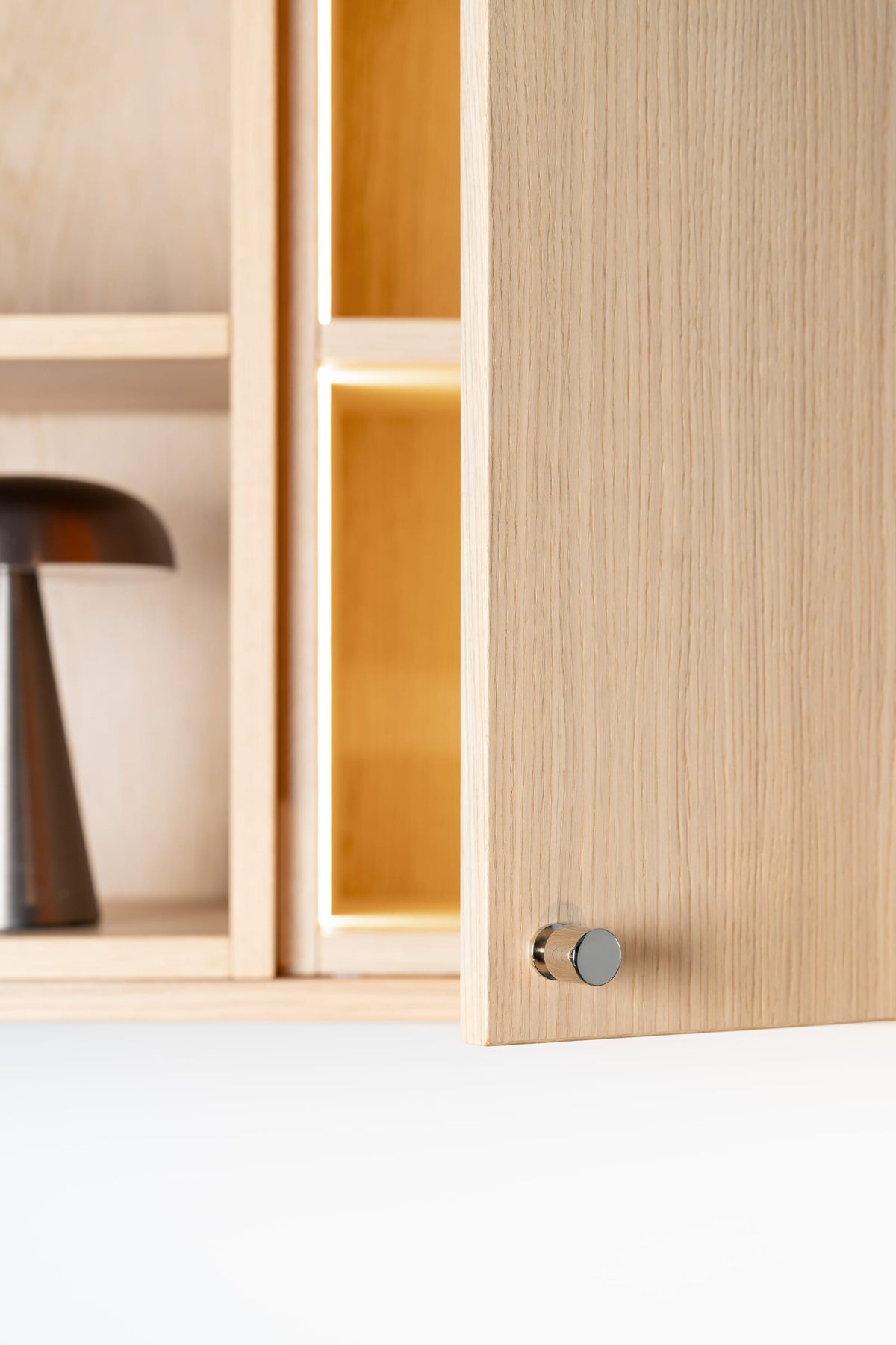 Solo | Knop i Rustfrit Stål Ø 21 mm x D 30 mm Beslag Design BD-343535-11 FINICC