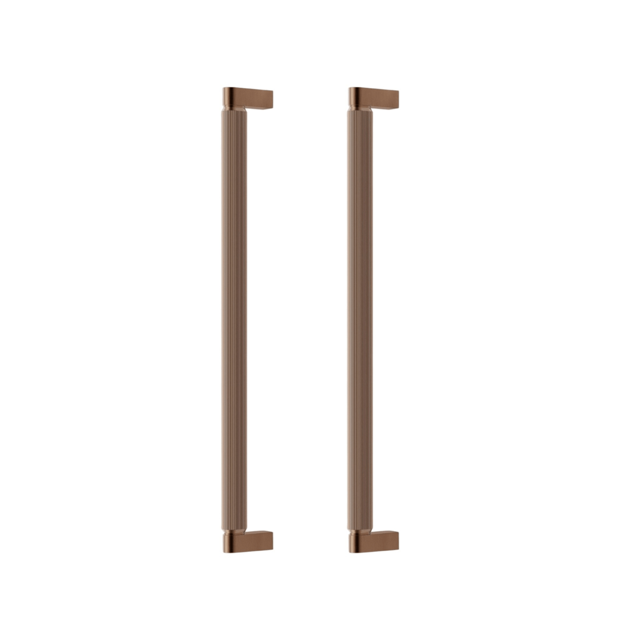 Brooklyn Big | Pull Bar i Børstet Bronze finish - Dobbeltsidet montering L 466 mm (C/C 448 mm) Viefe VF-0679448L619 FINICC