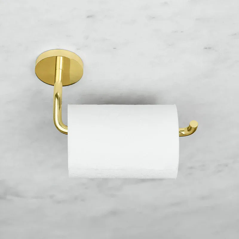 Calm | Toiletrulleholder i Blank Messing Finish Beslag Design 620061-41 FINICC