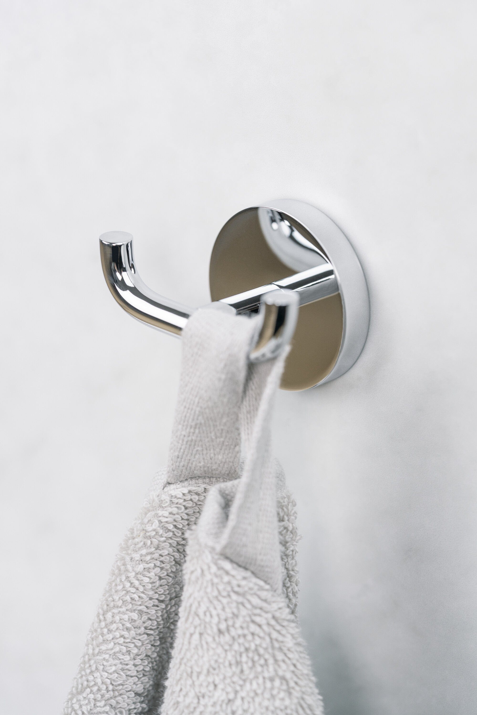 Calm Double | Knage i Blank Krom Ø 45 mm x D 38 mm Alexander & Wilks 620080-41 FINICC