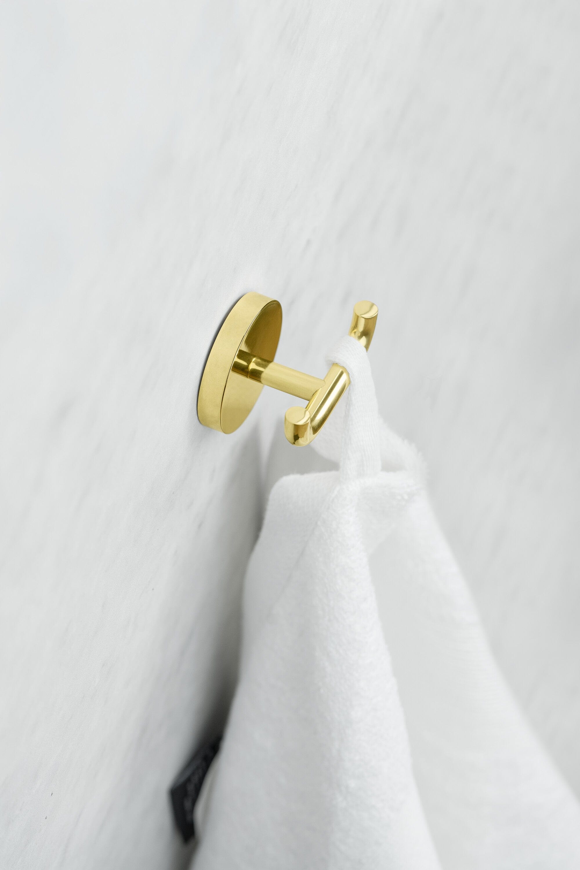 Calm Double | Knage i Blank Messing Finish Ø 45 mm x D 38 mm Alexander & Wilks 620081-41 FINICC