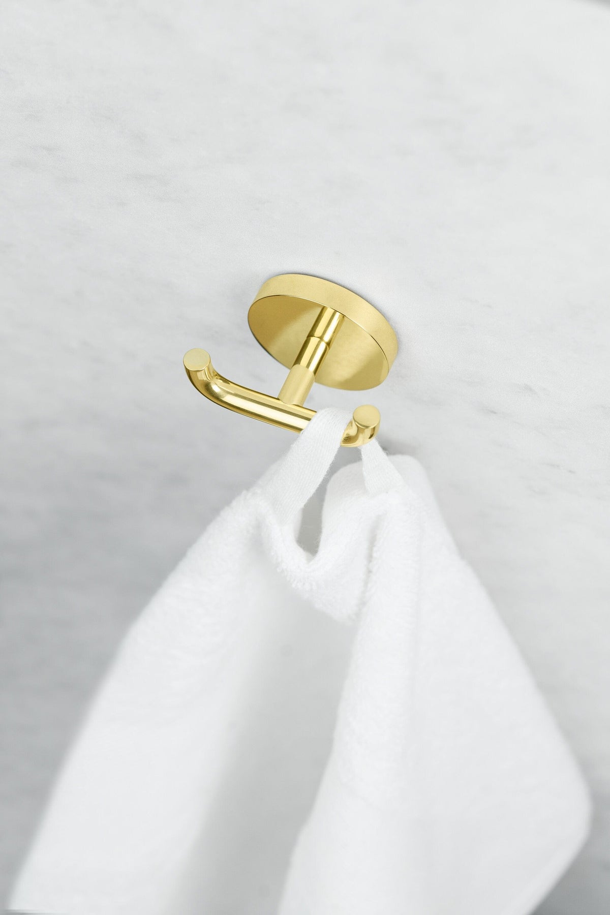 Calm Double | Knage i Blank Messing Finish Ø 45 mm x D 38 mm Alexander & Wilks 620081-41 FINICC