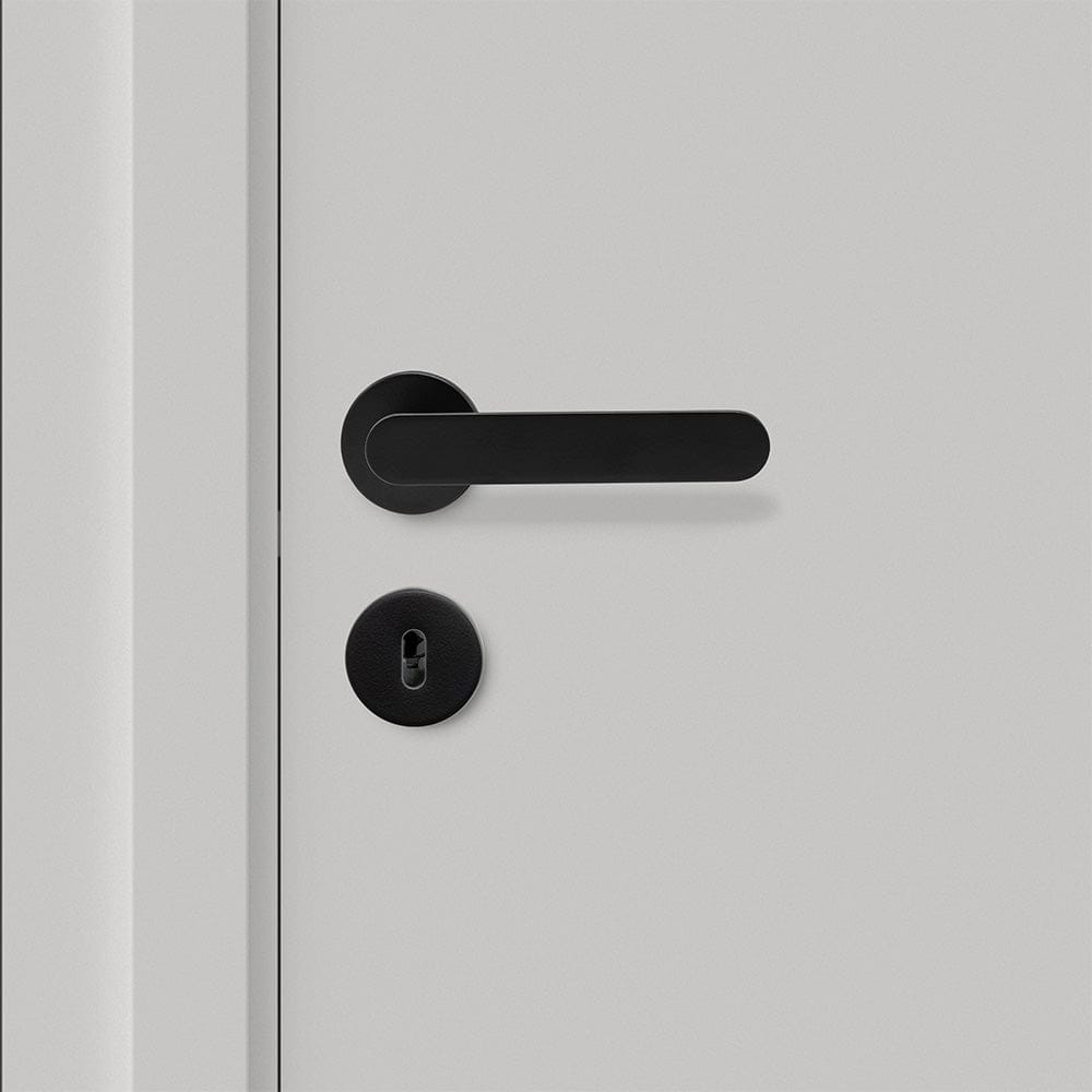 Vibe Plain | Dørhåndtag i Mat Sort Beslag Design 752030-41 FINICC