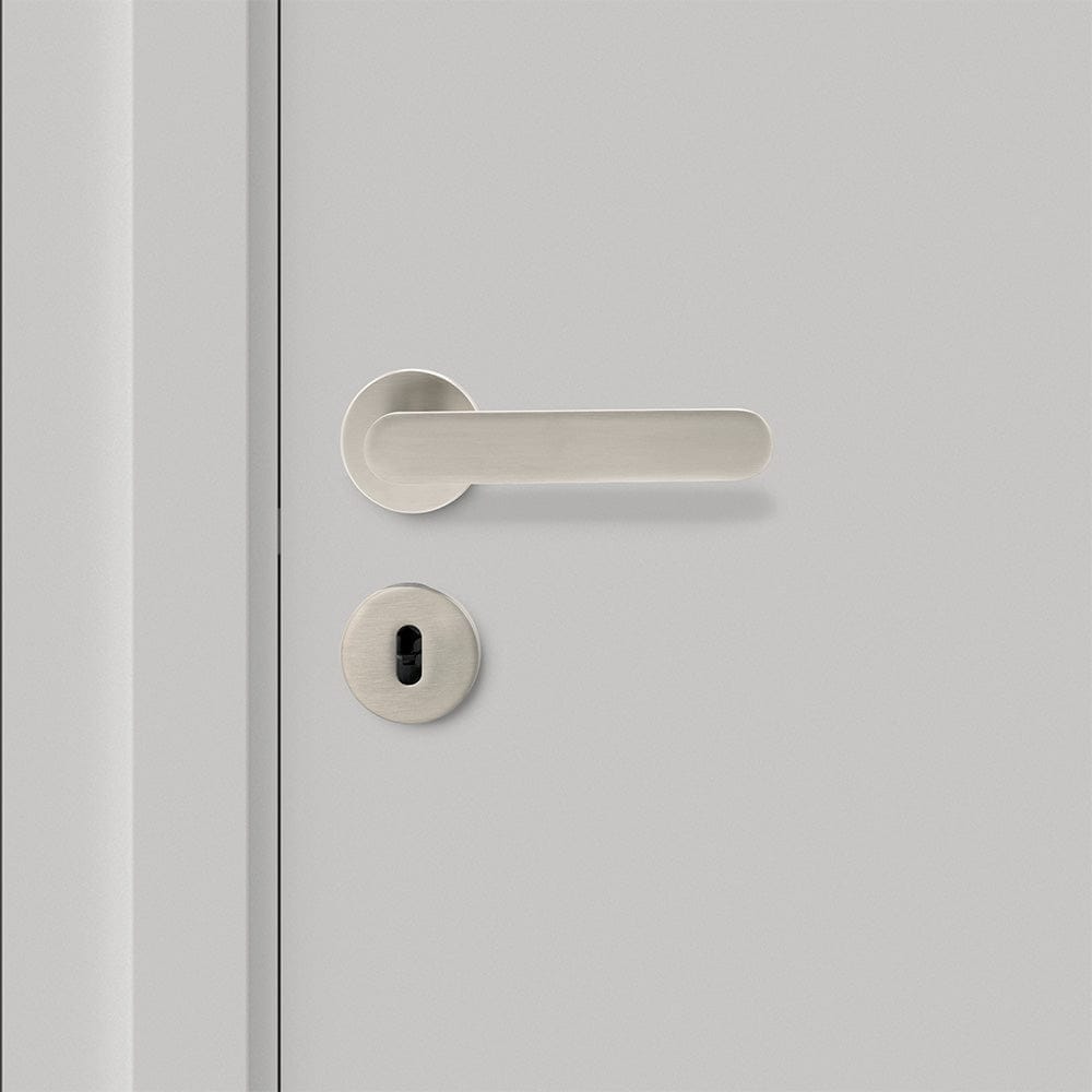 Vibe Plain | Dørhåndtag i Børstet Rustfrit Stål Finish Beslag Design 752031-41 FINICC