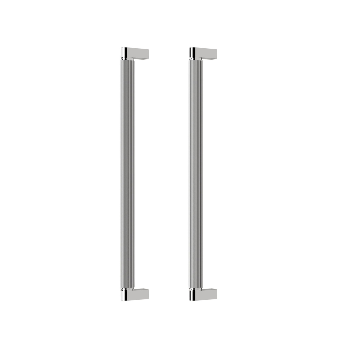 Brooklyn Big | Pull Bar i Blank Nikkel finish - Dobbeltsidet montering L 466 mm (C/C 448 mm) Viefe VF-0679448L05 FINICC
