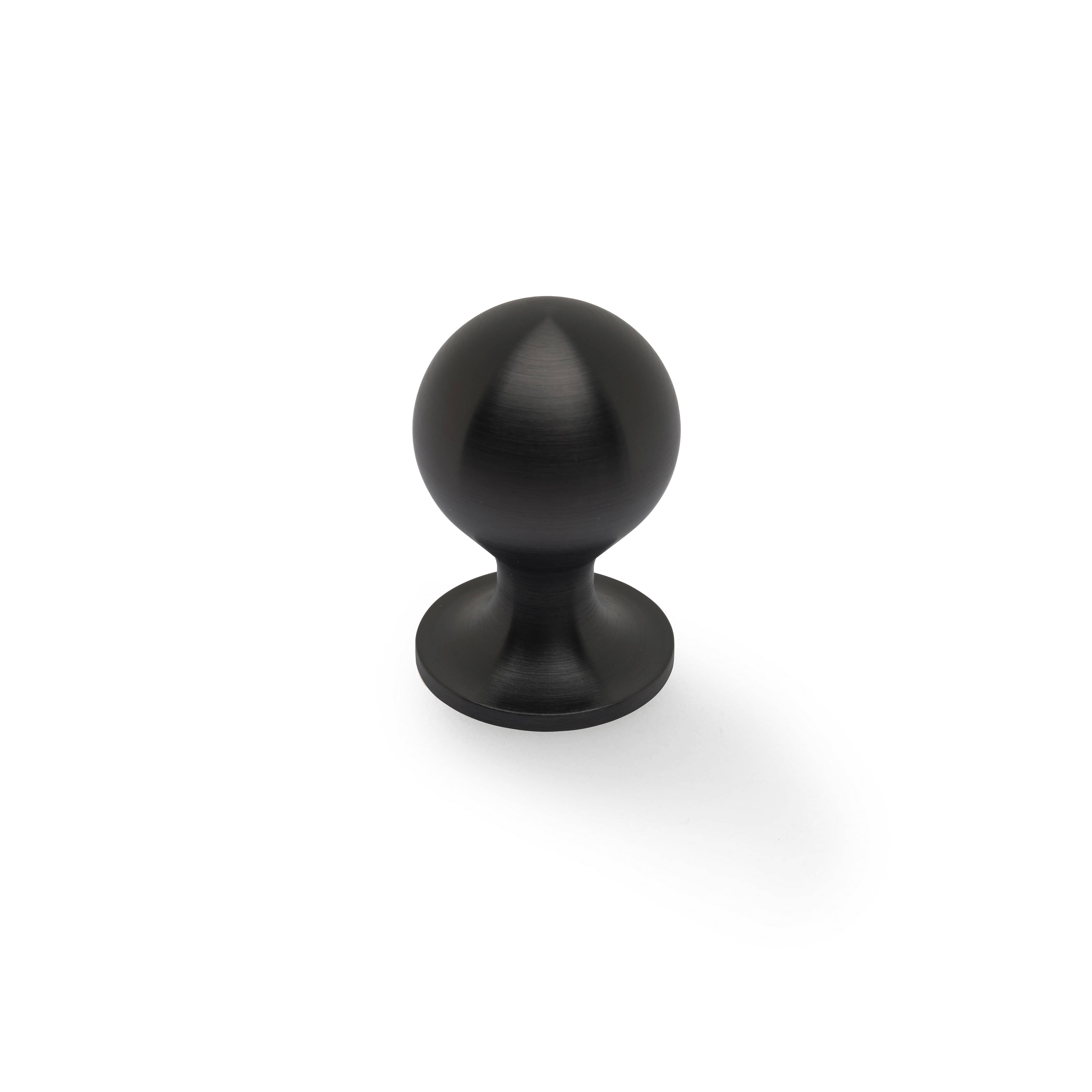 Caesar Plain | Knop i Børstet Dark Bronze Alexander & Wilks FINICC