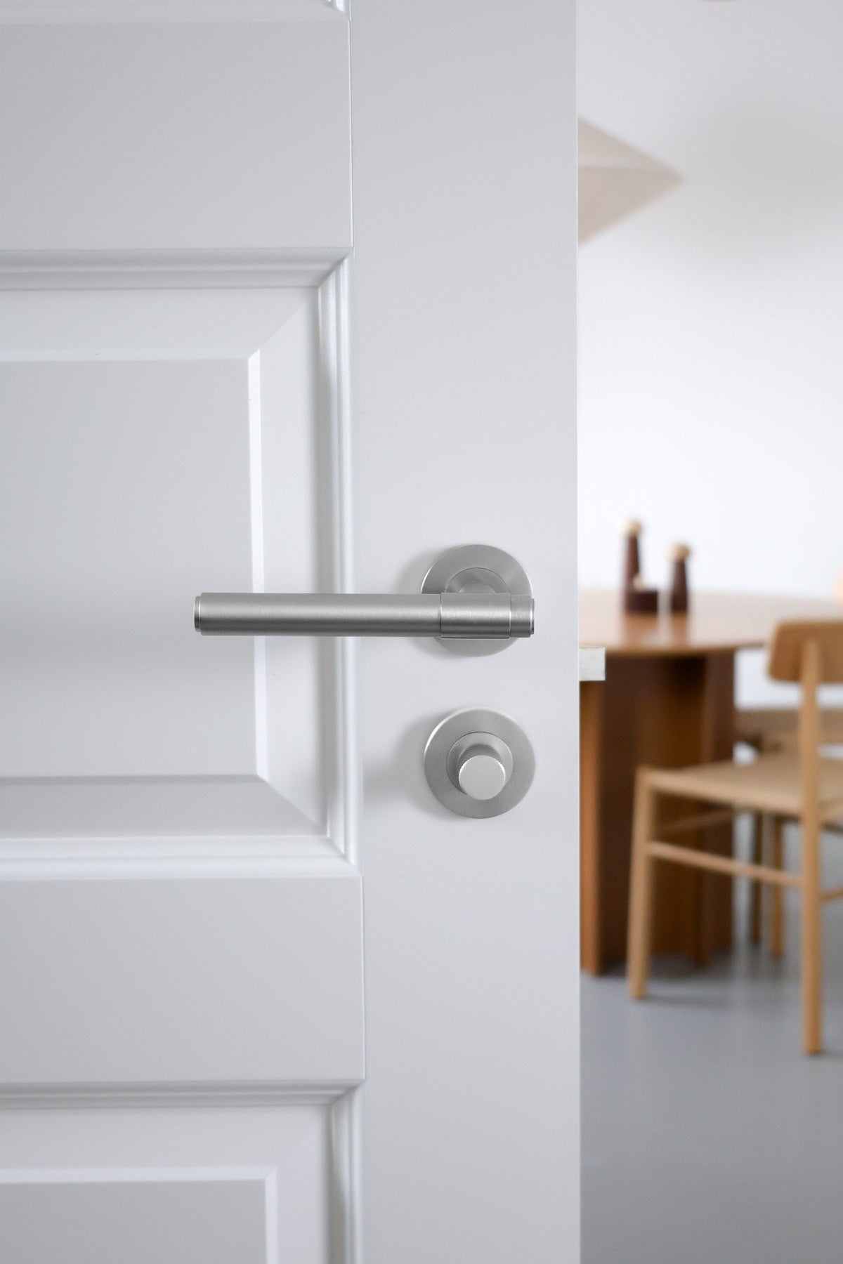Kingston Plain | Dørhåndtag i Rustfrit Stål Finish Alexander & Wilks AW241SNPVD-SET FINICC