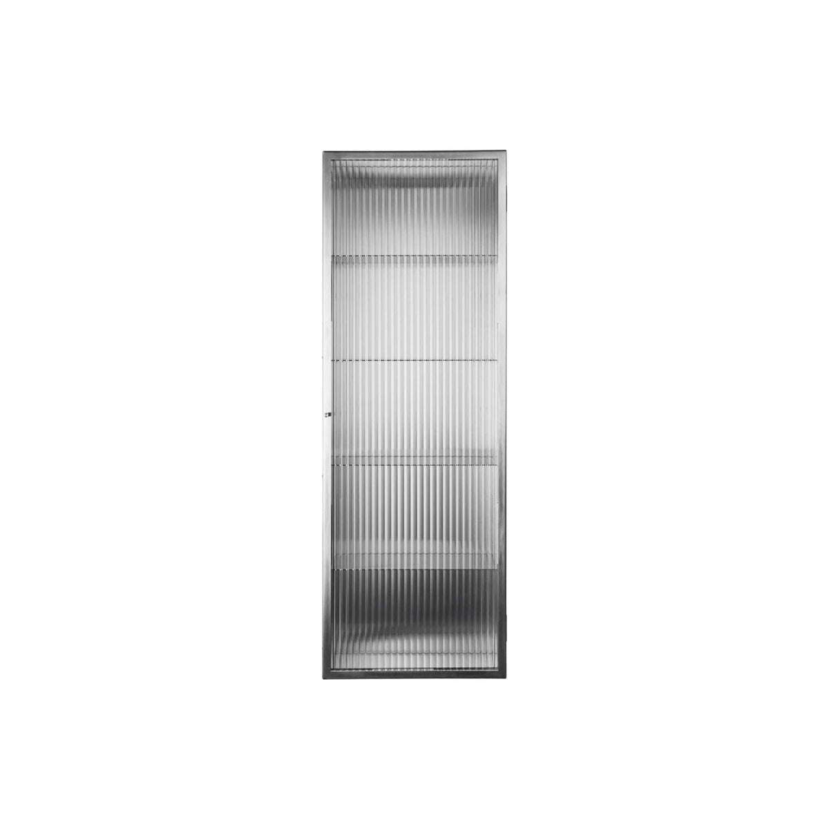 Haze Wall Cabinet Large | Vægskab i Børstet Rustfrit Stål ferm LIVING 1104272059 FINICC