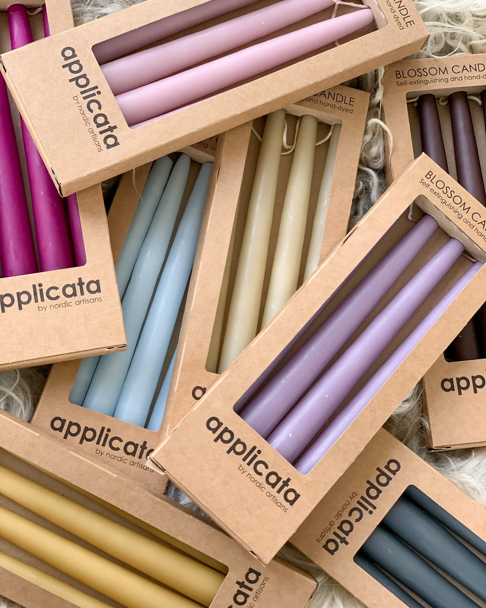 Blossom | Stearinlys i Lavender - Selvslukkende Applicata APP-BC38 FINICC