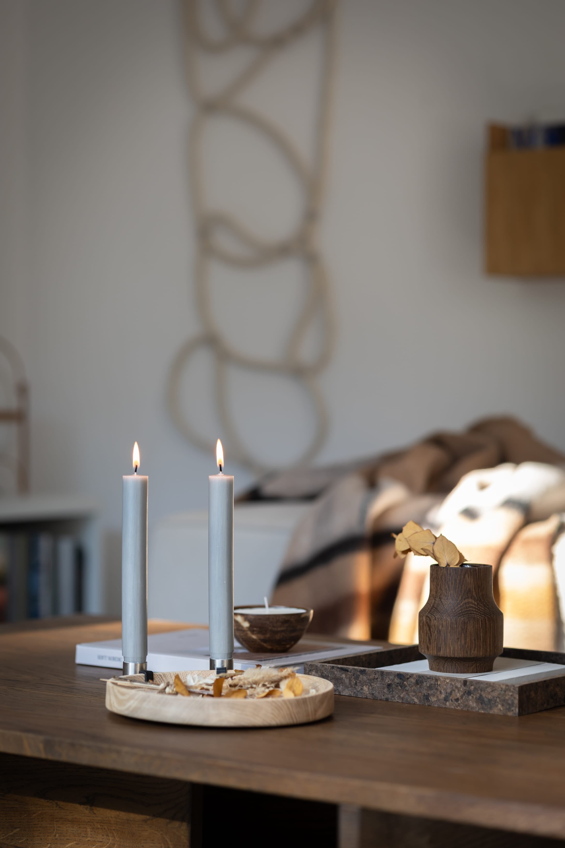 Luna | Lysestage i Eg / Stål Applicata APP-9848 FINICC