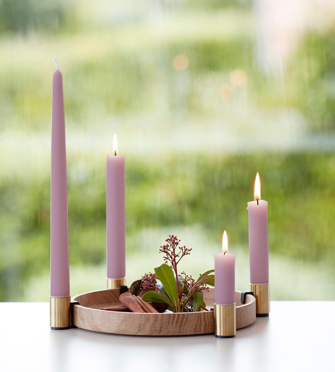 Blossom | Stearinlys i Warm Rose - Selvslukkende Applicata APP-BC46 FINICC