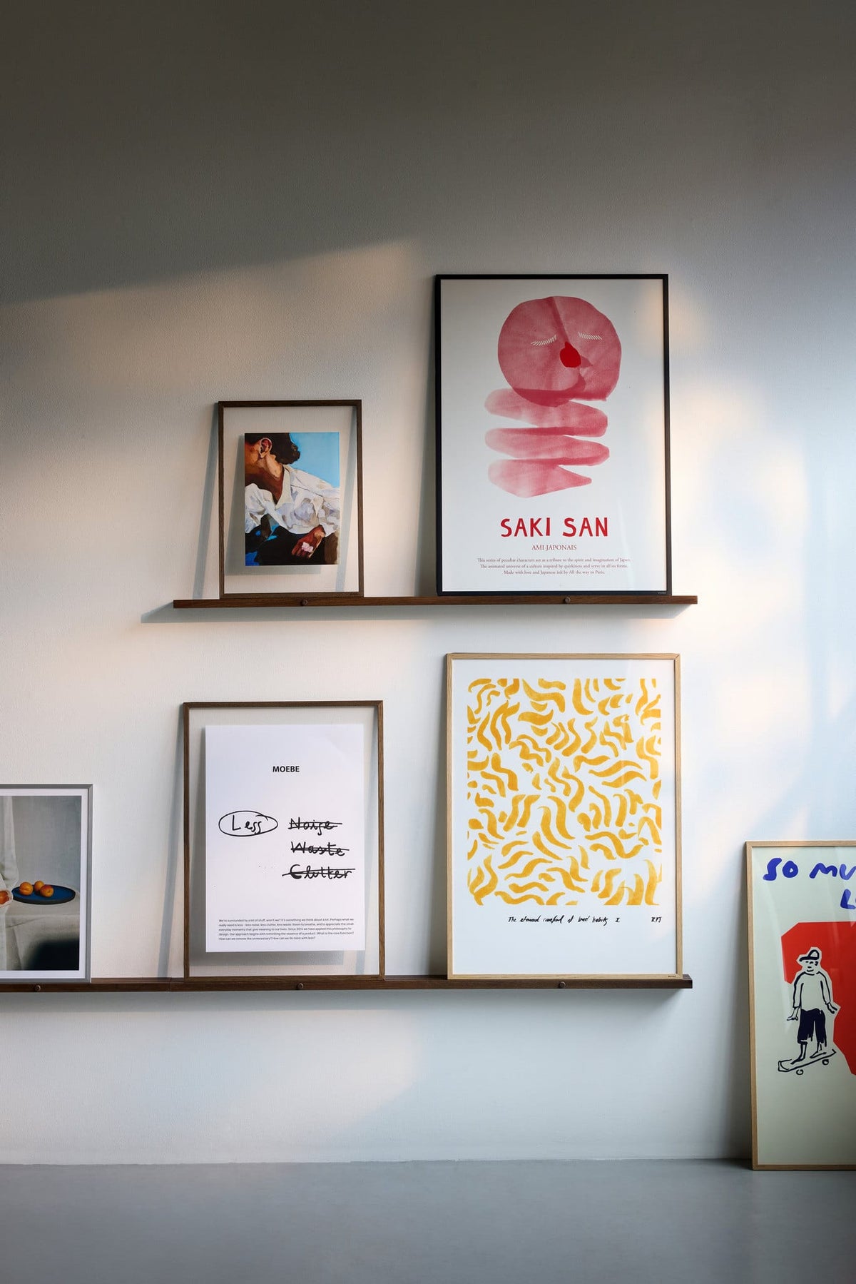 Gallery Shelf | Hylde i Røget Eg L 115 cm Moebe MB-GS115SO FINICC