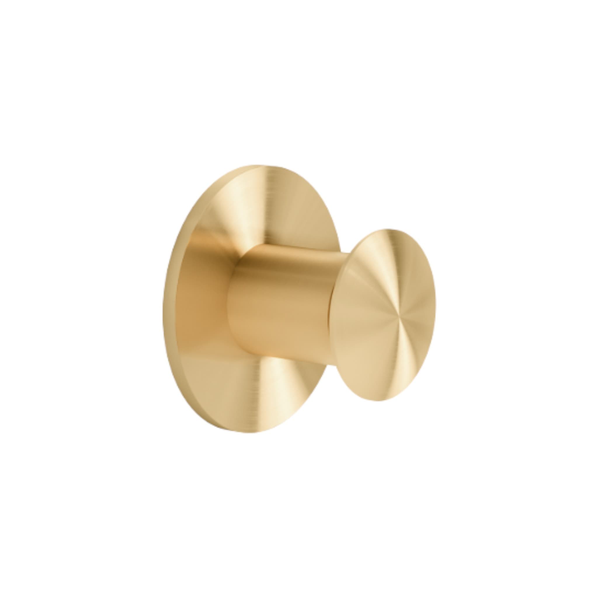 Knob | Knop/Knage i Børstet Messing uden Lak Ø 45 mm Moebe MB-KNOBR FINICC