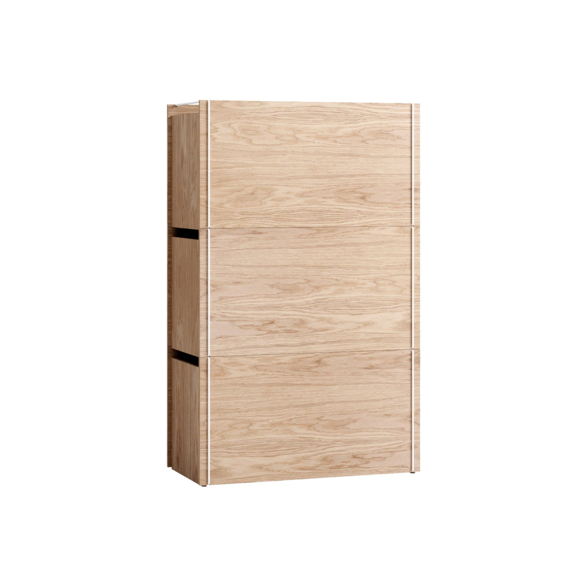 Storage Box | Opbevaringskasse i Eg/Hvid L 60 cm x B 33 cm Moebe MB-SBOWH FINICC