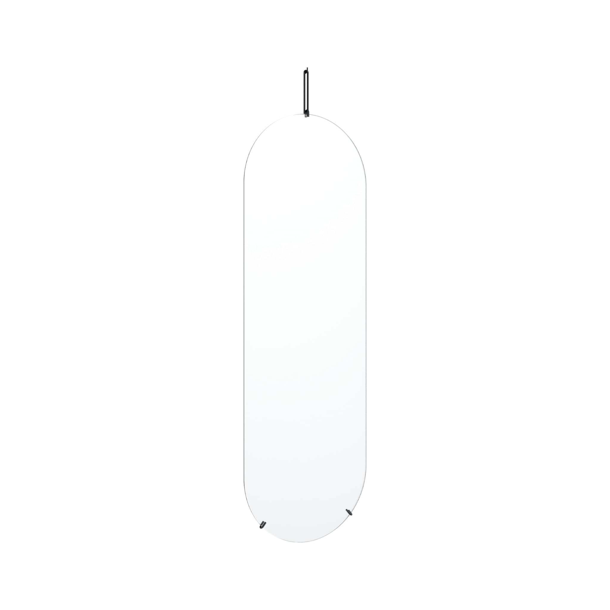 Wall Mirror Large | Spejl i Sort L 146,9 cm x B 40,4 cm Moebe MB-WMBL133 FINICC