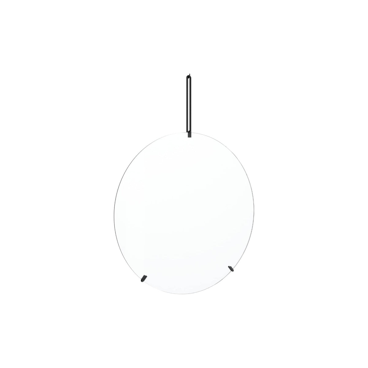Wall Mirror | Spejl i Sort L 68,5 cm x B 50 cm Moebe MB-WMBL50 FINICC