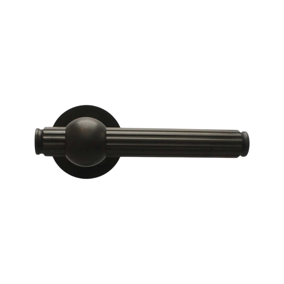 Rex | Dørhåndtag til hoveddør i Bruneret Messing Ø 18 mm x L 125 mm Et Al KC-231222 FINICC