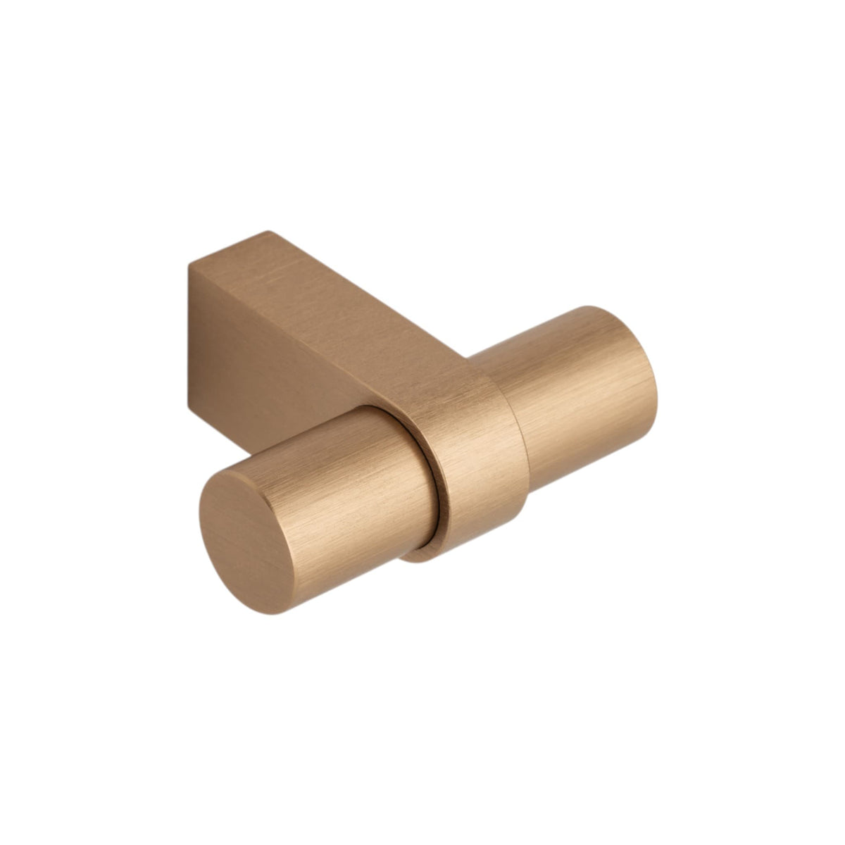 Nobb | T-Greb i Børstet Cava Messing L 52 mm x D 45 mm Viefe VF-0657052L618 FINICC