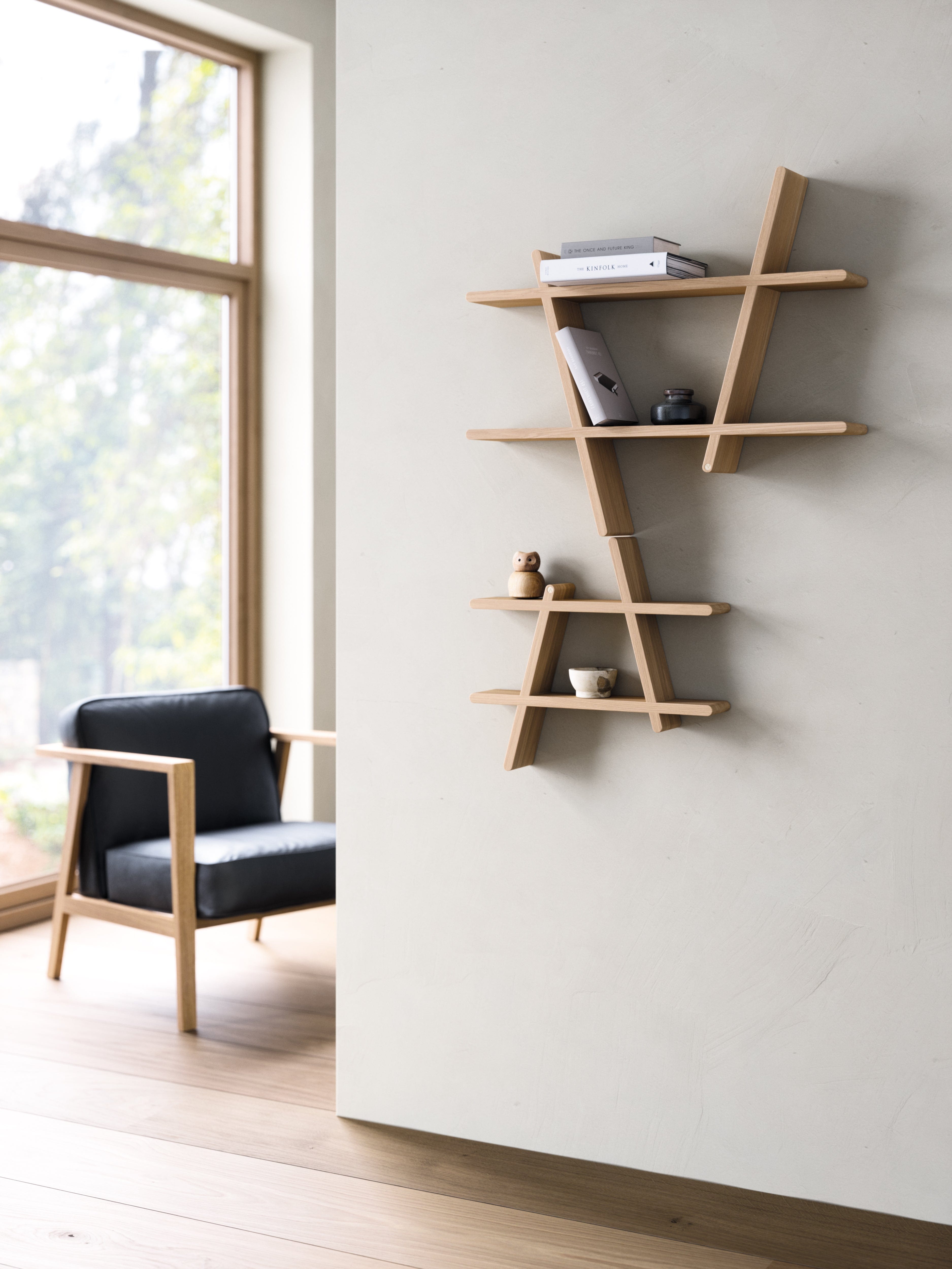 A-shelf Medium | Hylde i Olieret Eg Andersen Furniture AF-4-170050 FINICC