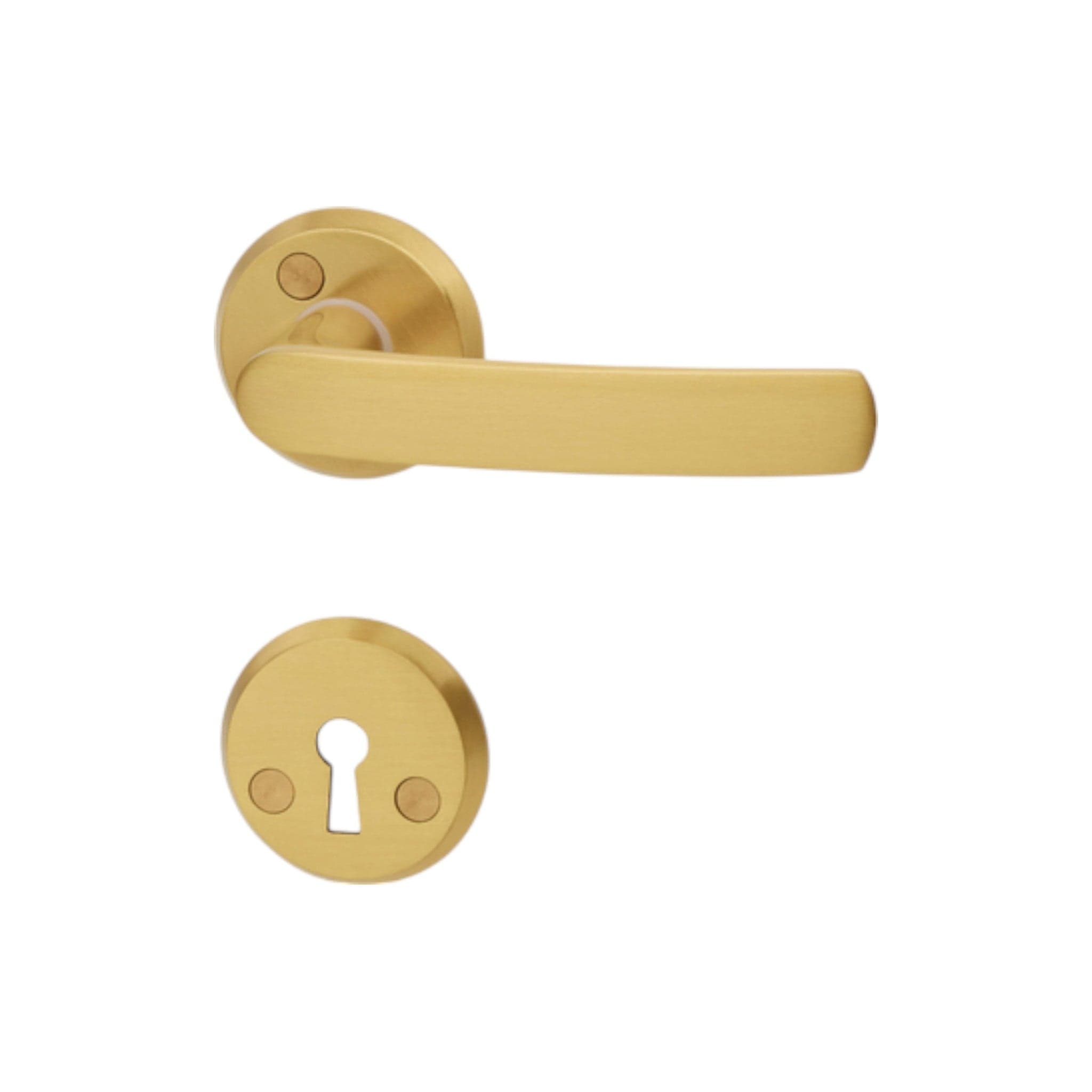 A2595-2991 | Dørhåndtag i Blank Messing med Lak Habo HB-10874 FINICC