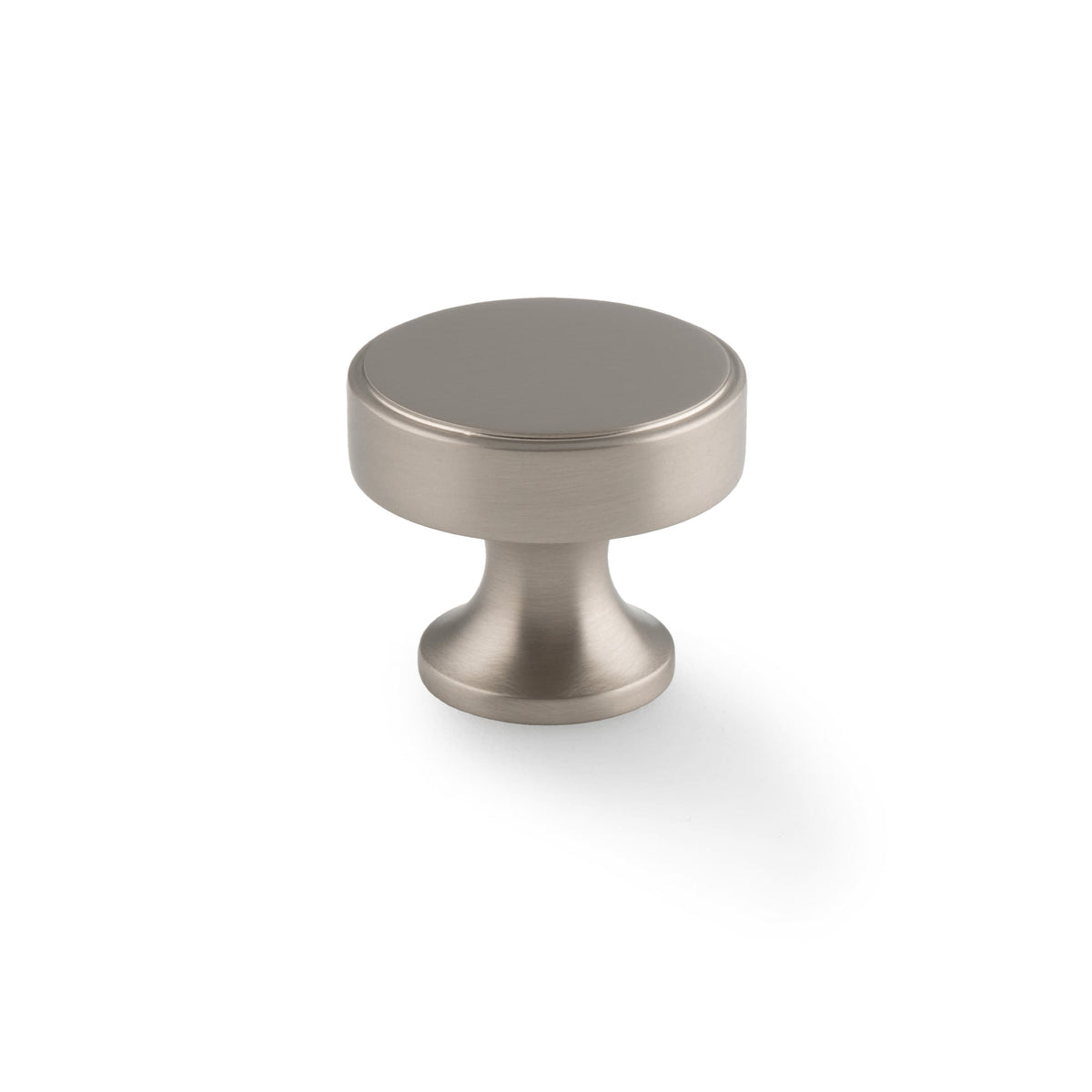 Havana | Knop i Rustfri Stål finish Ø 38 mm x D 32,5 mm Alexander & Wilks AW855-38-SN FINICC