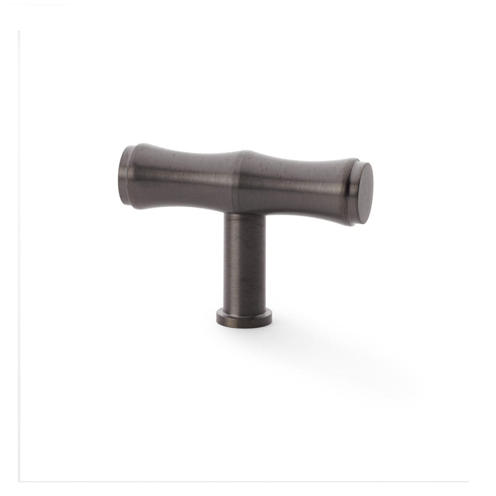 Bamboo T-Bar | Greb/Knop i Dark Bronze L 55 mm x D 37 mm Alexander & Wilks AW801B-55-DBZPVD FINICC