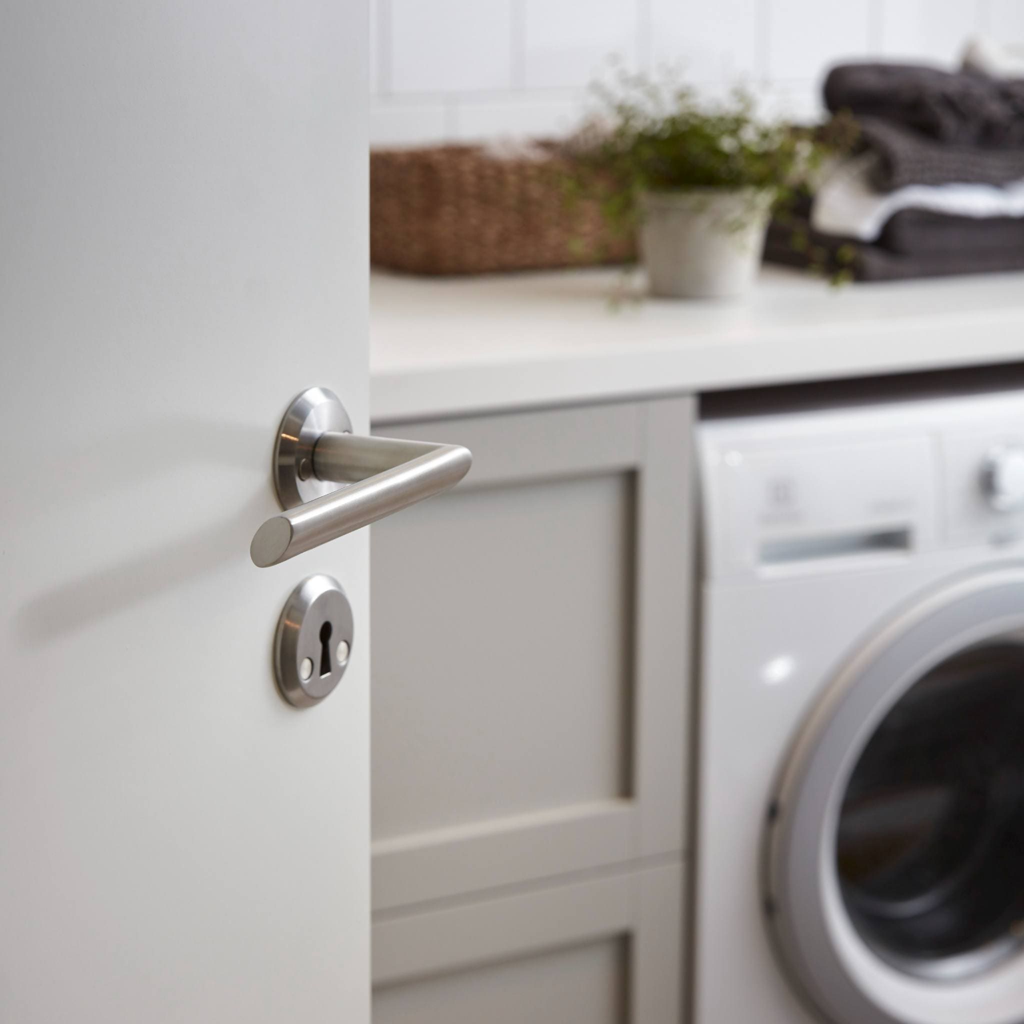 Boston | Dørhåndtag i Sort inkl nøgleskilte L 130 mm (C/C 30 mm) Habo HB-19782 FINICC