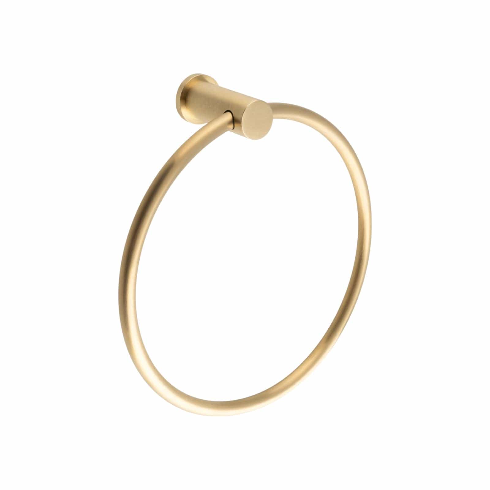 Brunel Plain | Håndklædering i Børstet Messing med Lak Alexander & Wilks AW455SBPVD FINICC