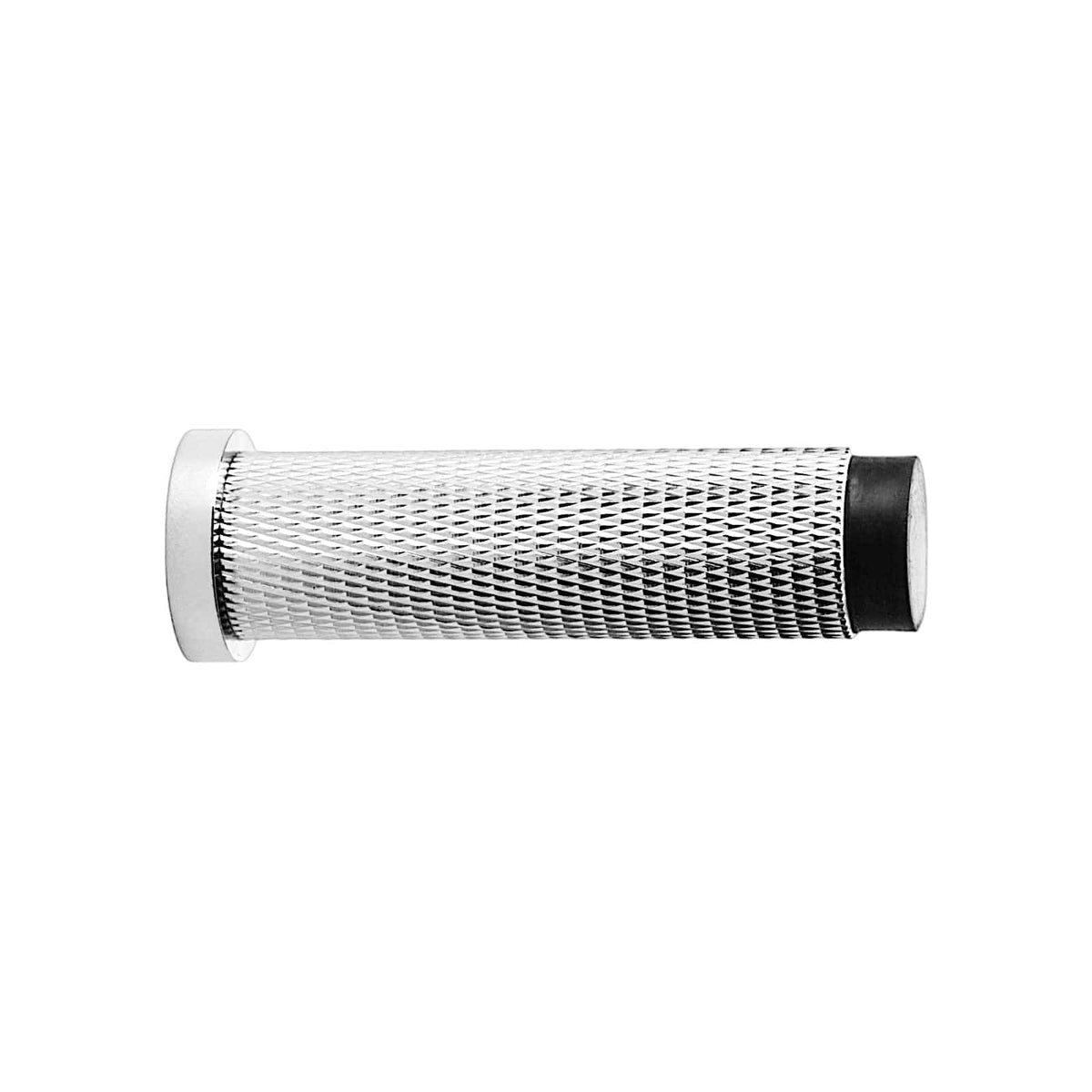 Brunel Wall | Dørstopper i Blank Nikkel Ø 20 mm x D 75 mm Alexander & Wilks AW600-75-PNPVD FINICC