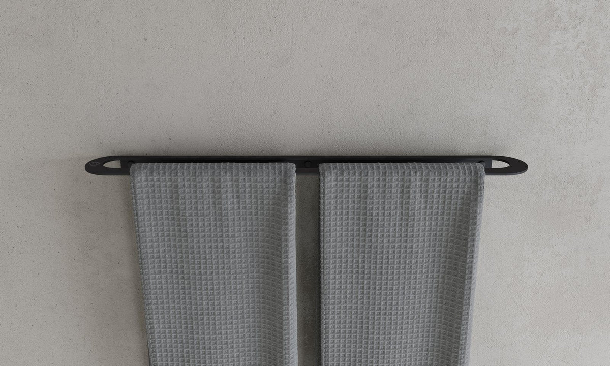 CB 100 | Håndklædeholder 60 i Mat Sort Copenhagen Bath CB-40040100 FINICC