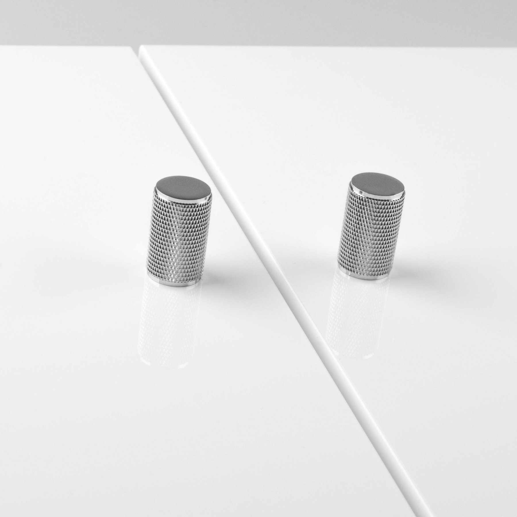 CB Cross | Knop i Blank Krom Ø 18 mm x D 30 mm Carlisle Brass FTD702CP FINICC