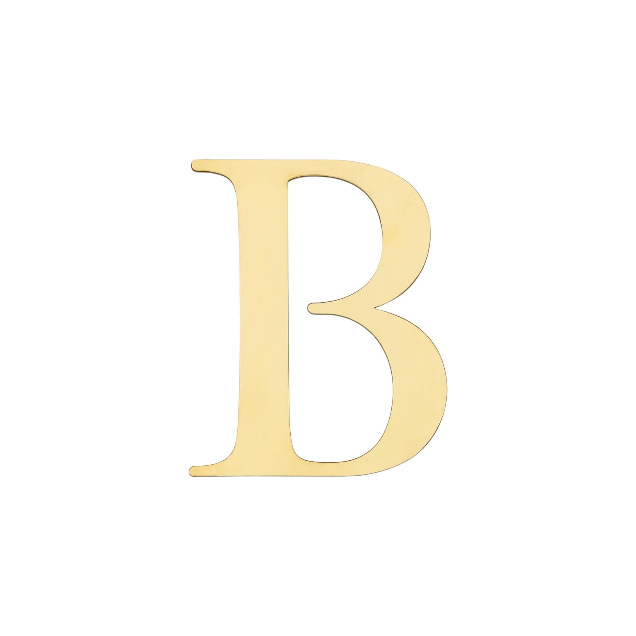 Century | Husnummer och -bokstäver i Mässing