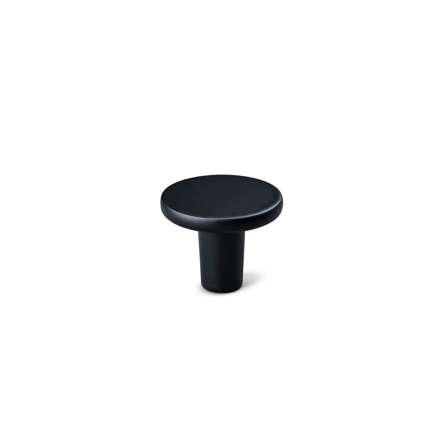 Cesano | Knop i Mat Sort Ø 30 mm x D 24 mm Theofils TF-11872606SP FINICC