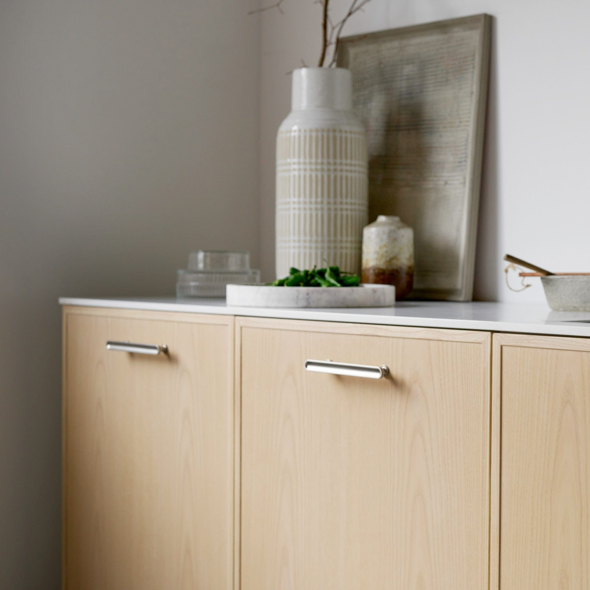 Chateau | Greb i Rustfrit Stål Finish L 180 mm (C/C 128 mm) Furnipart FP-555320128-66 FINICC