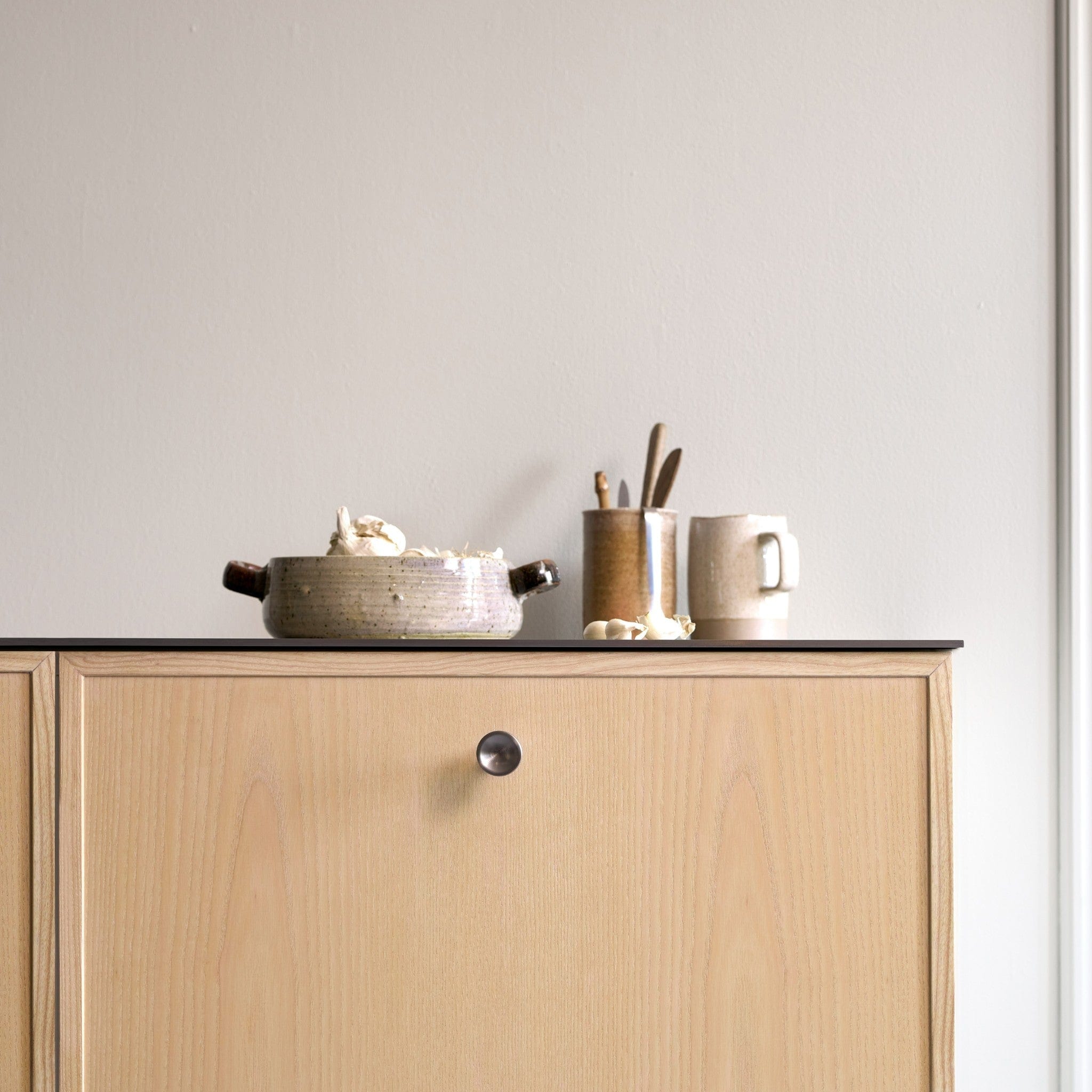 Chateau | Knop i Rustfrit Stål Finish Ø 30 mm x D 30 mm Furnipart FP-555120030-66 FINICC