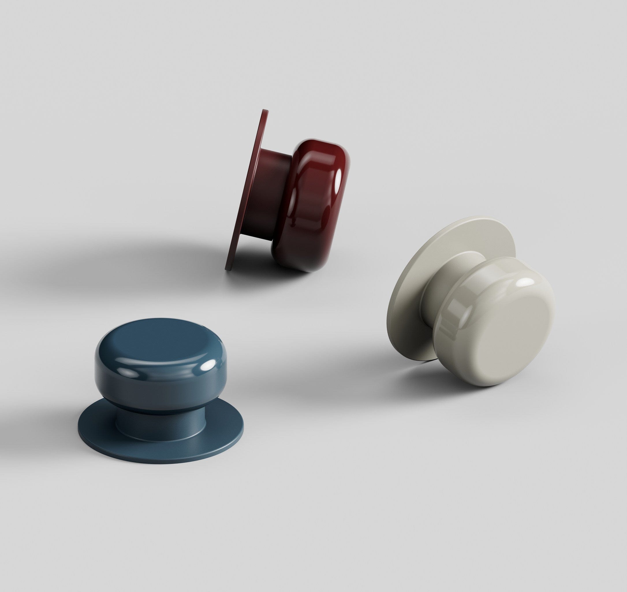 Colette | Knop i Blank Dusty Yellow Ø 50 mm x D 30 mm Furnipart FP-557720050-C009 FINICC