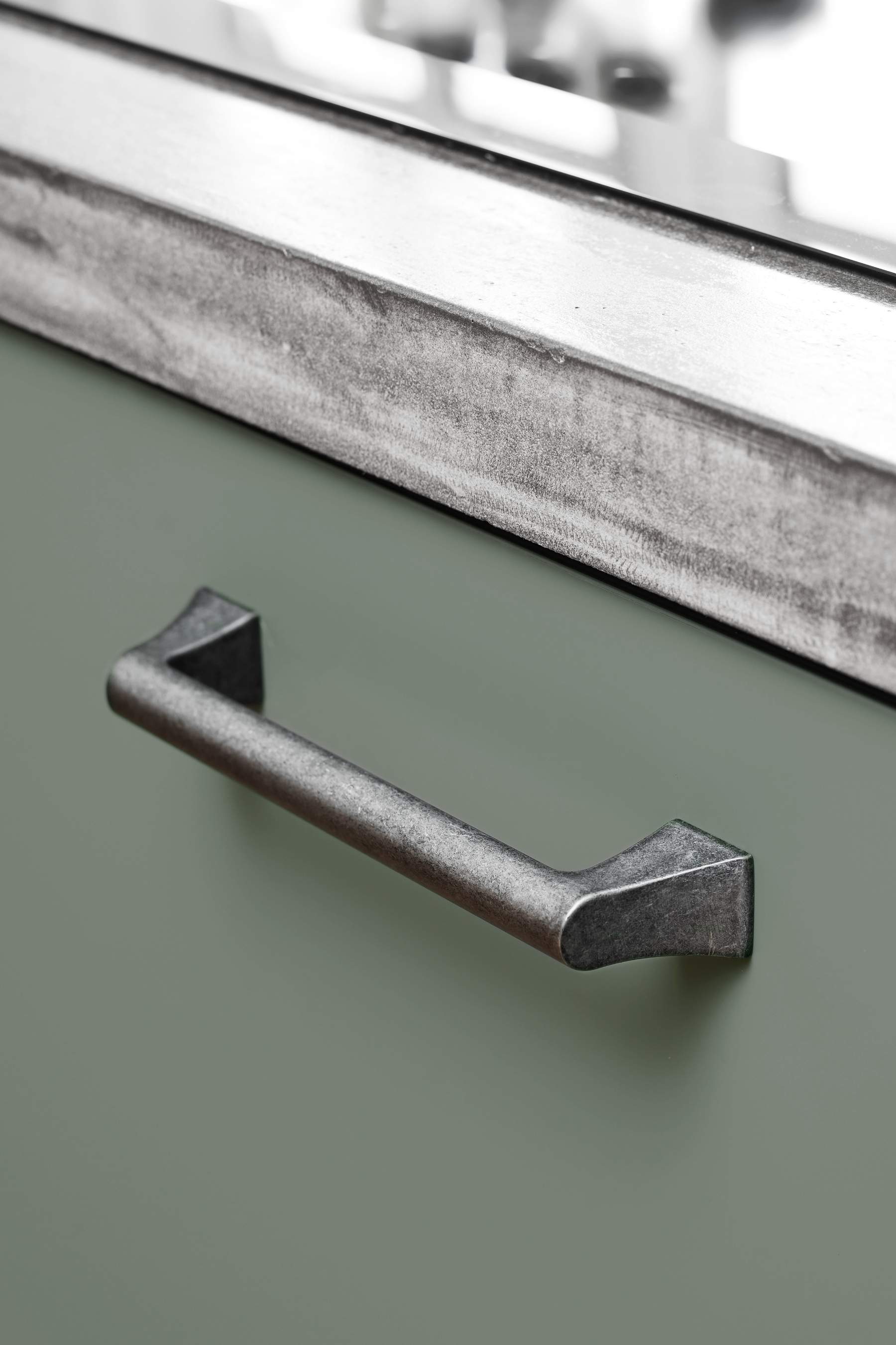 Concave | Greb i Antik Grå L 173 mm (C/C: 160 mm) Furnipart FP-544260160-22 FINICC