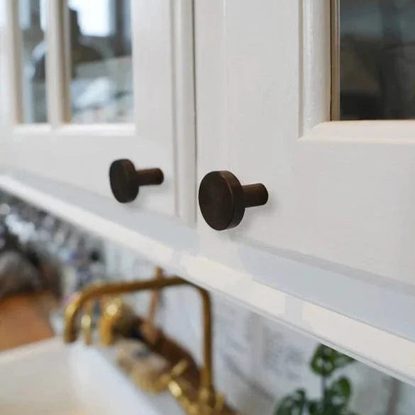 Contemporary | Knop i Bruneret Messing uden Lak I-REFINE FINICC