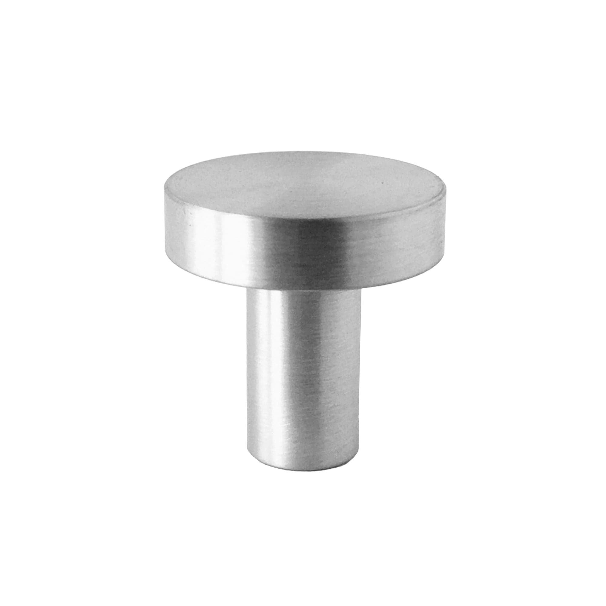 Contemporary | Knop i Rustfrit Stål Finish Ø 24 mm x D 25 mm I-REFINE KC-250091 FINICC