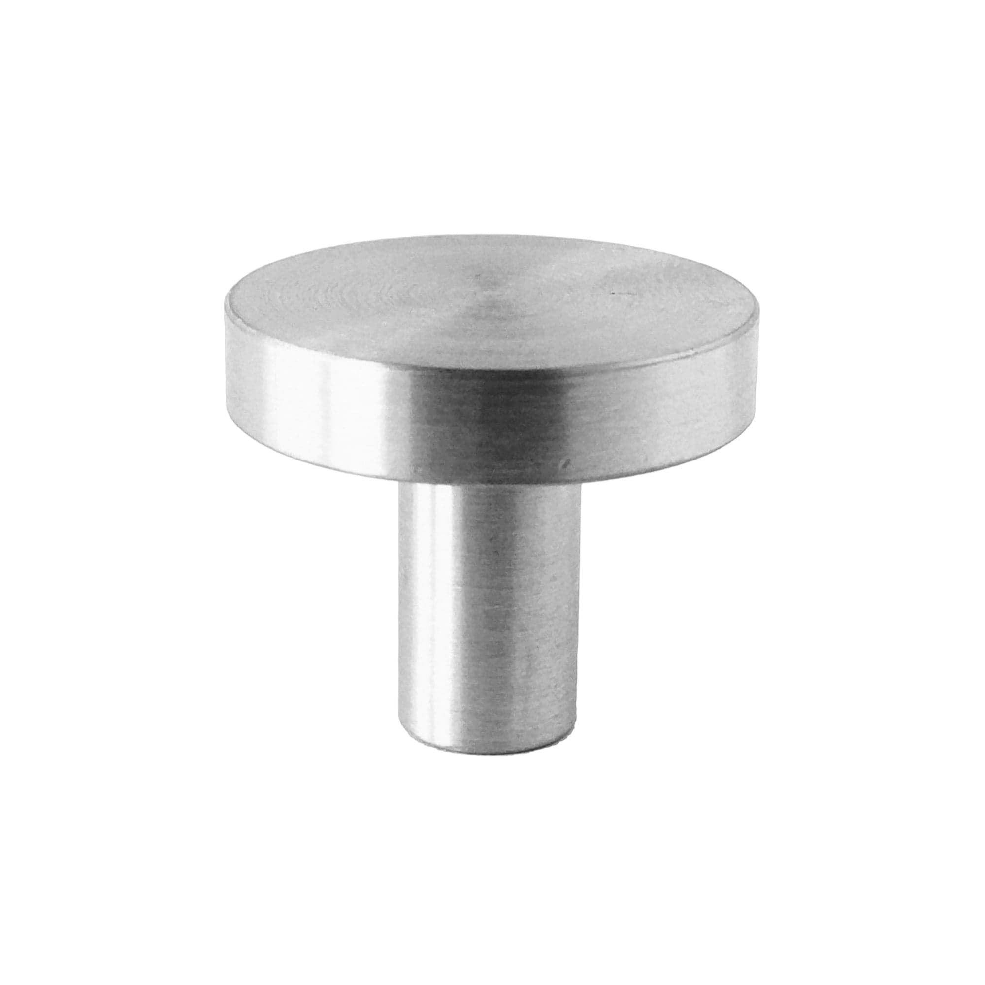 Contemporary | Knop i Rustfrit Stål Finish Ø 28 mm x D 25 mm I-REFINE KC-250093 FINICC