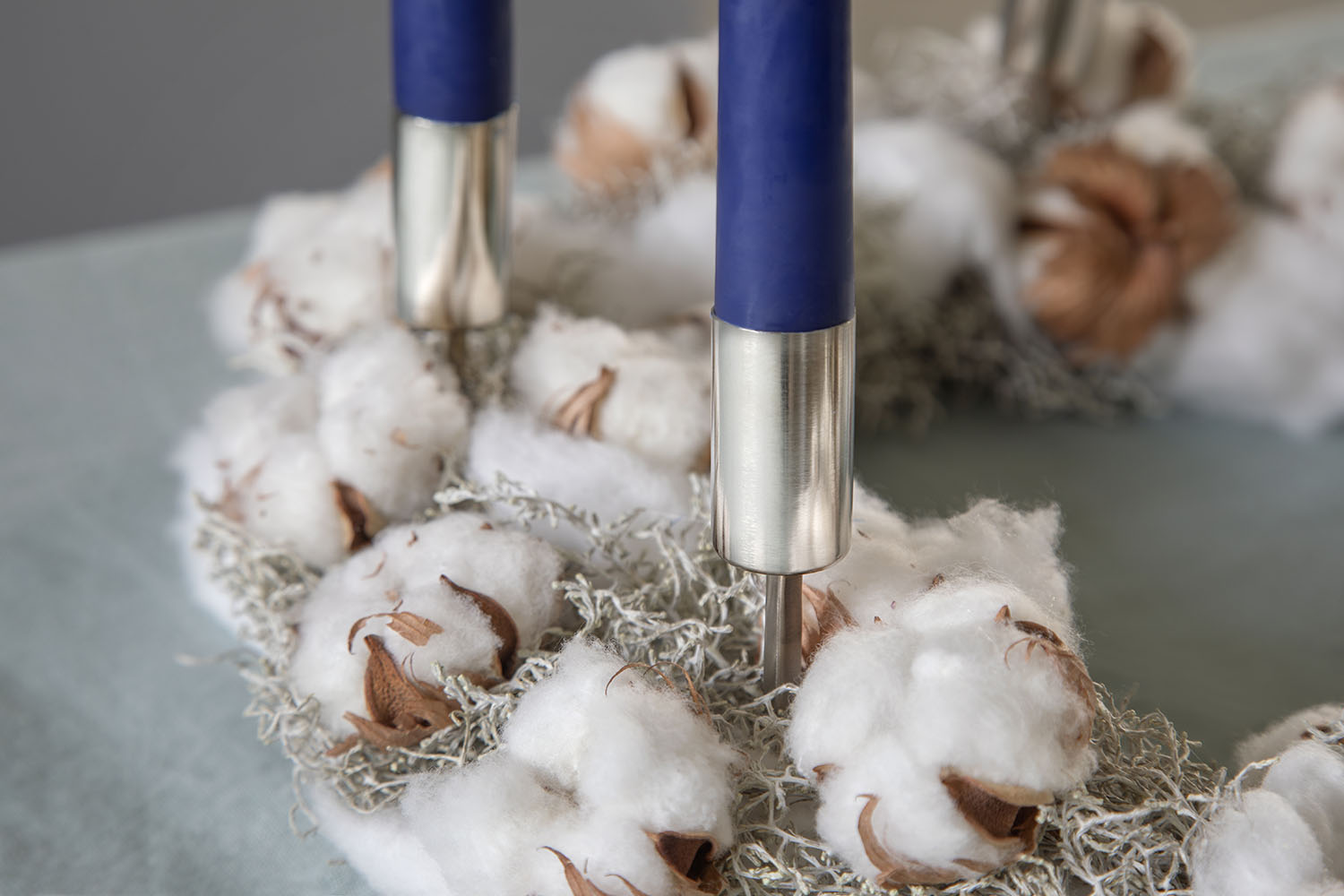 Cozy | Stearinljus i Mörkblå (4 st)