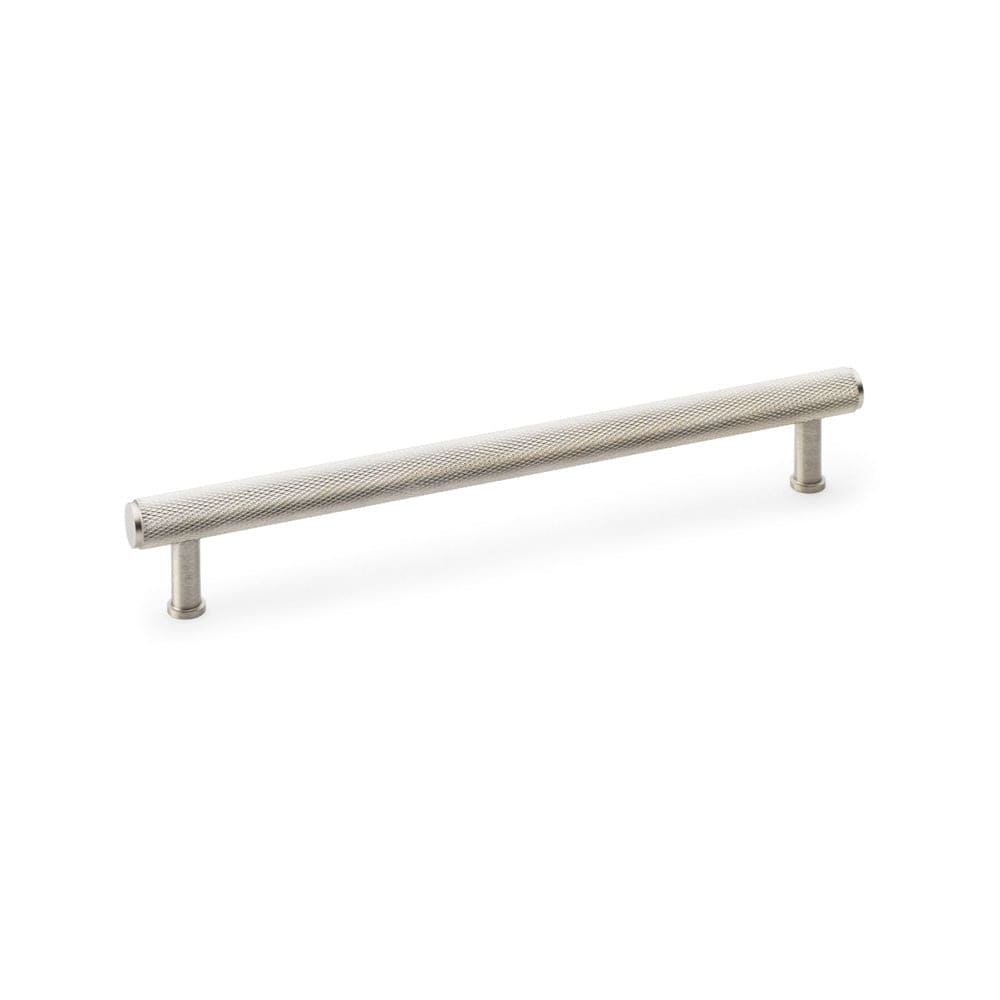 Crispin Knurled | Greb i Rustfrit Stål Finish L 262 mm (C/C 224 mm) Alexander & Wilks AW809-224-SN FINICC