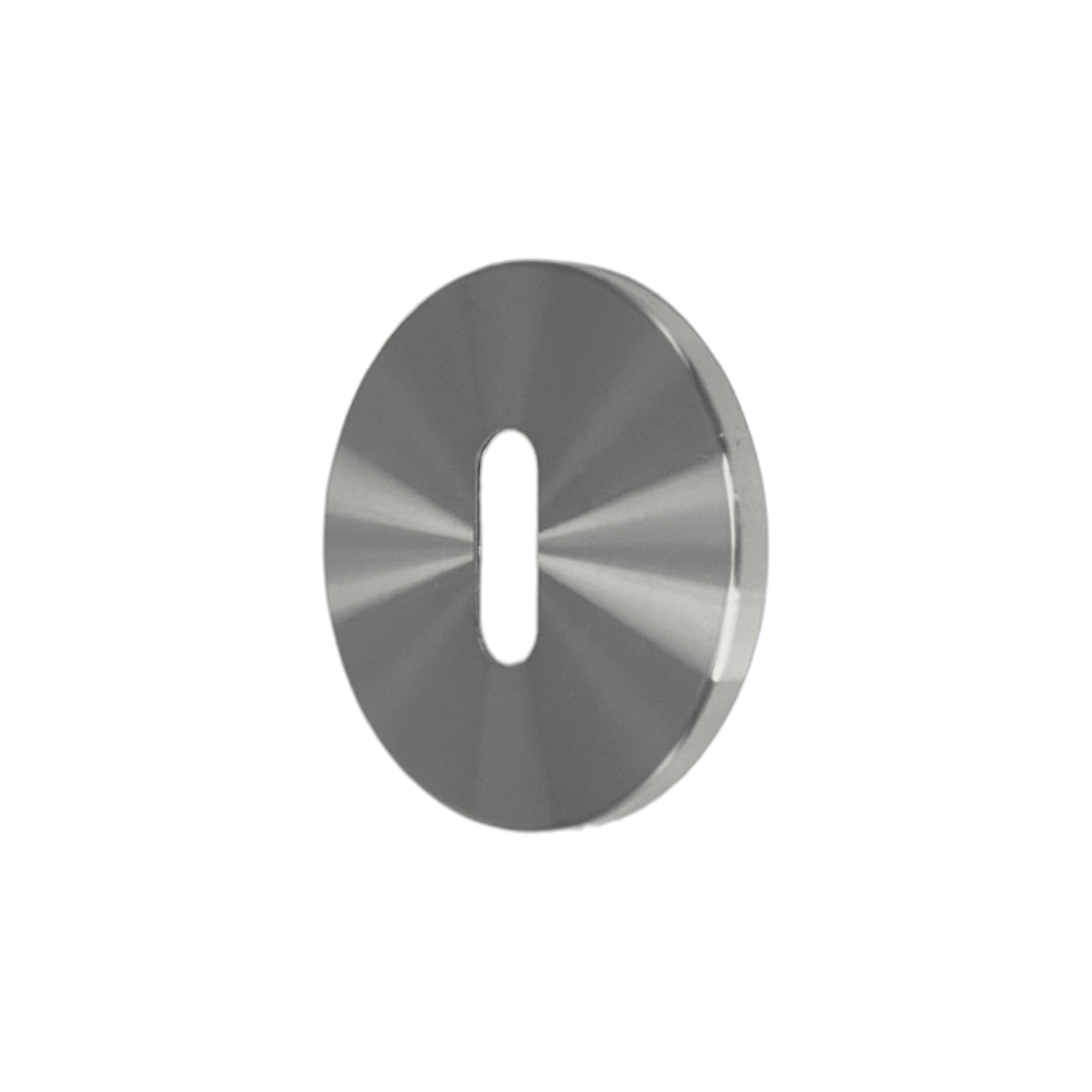 Cross/Linear Oval | Nøgleskilt i Stål Ø 51 mm (C/C: 27 mm) Buster + Punch BP-SW-ESC-27-ST-A FINICC