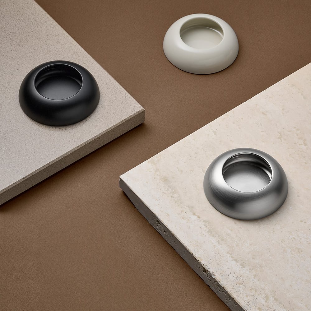 Cup | Skålgreb i Mat Sort Ø 72,9 mm Beslag Design BD-373402-11 FINICC
