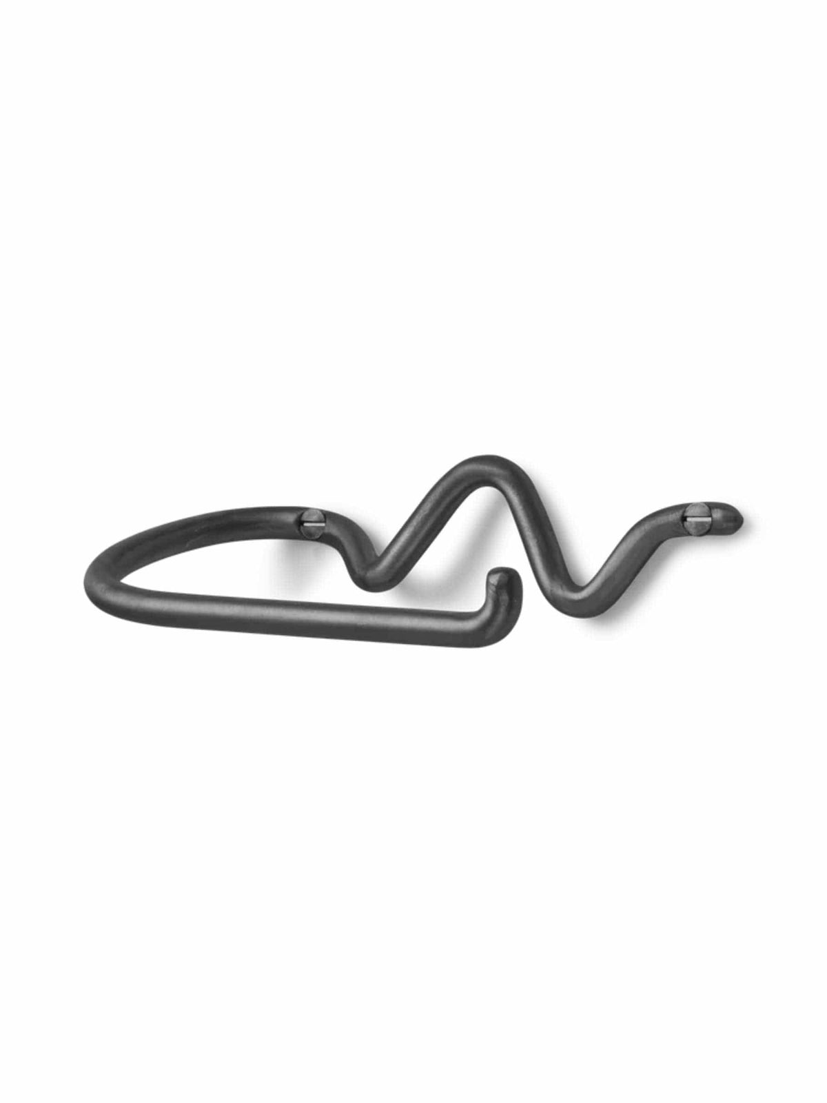 Curvature | Toiletrulleholder i Sortoxideret Messing Ferm Living FL-1104263723 FINICC
