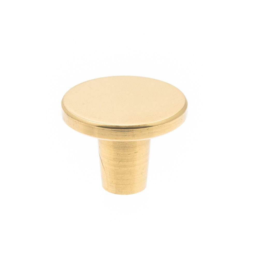 Dalby | Knop i Børstet Messing med Lak Ø 20 mm x D 14 mm Et Al LF-0842-20-01 FINICC