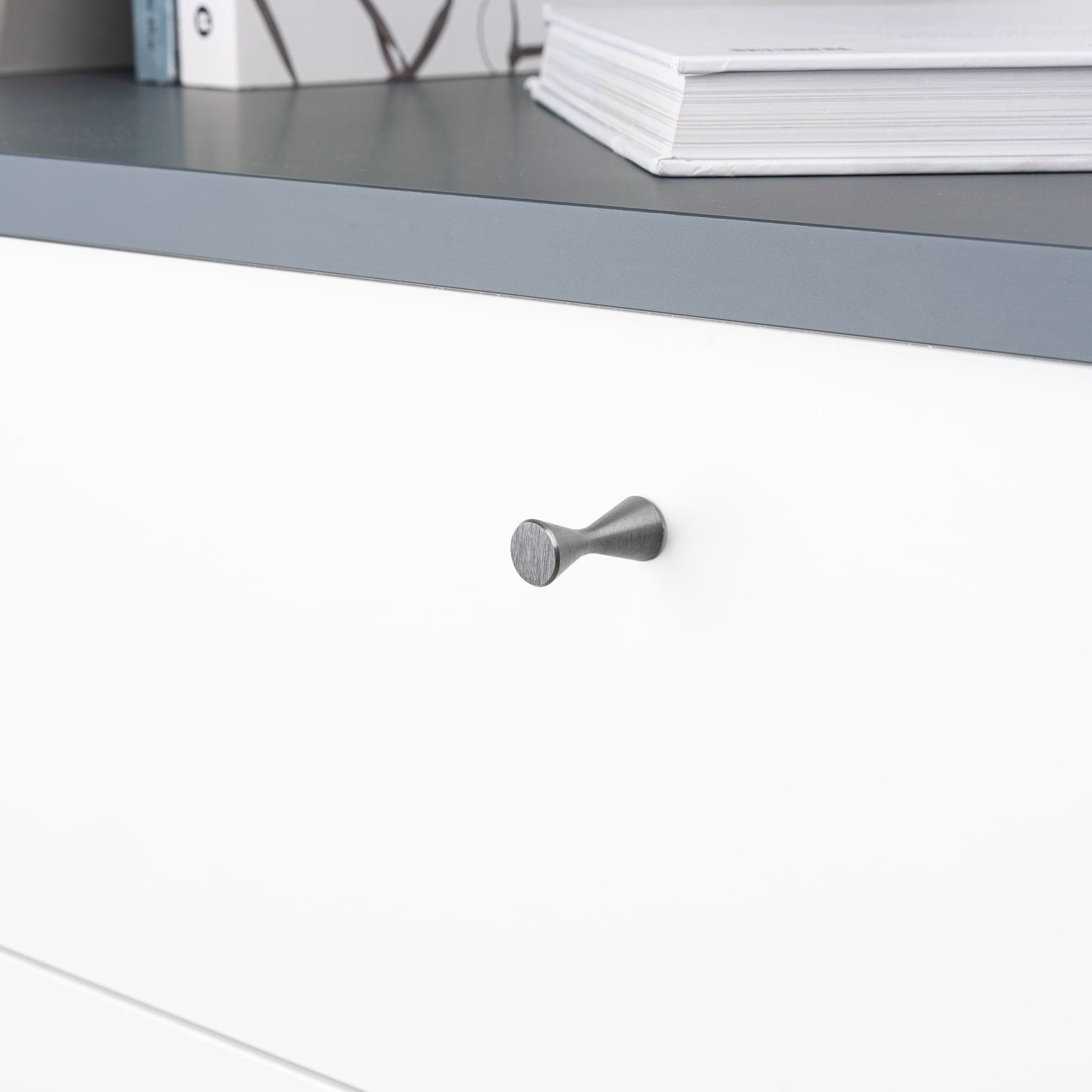 Diabolo | Knop i Rustfrit Stål Finish Ø 13,5 mm x D 31 mm Viefe VF-0497014L24 FINICC