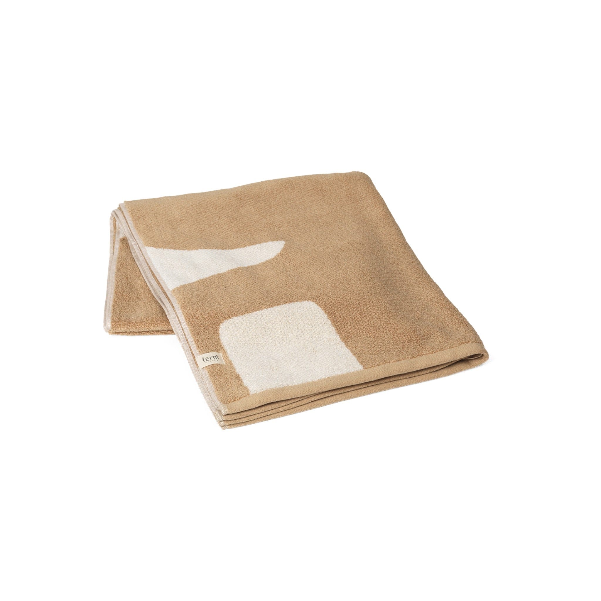 Ebb | Håndklæde i Sand/Off-white Ferm Living FINICC